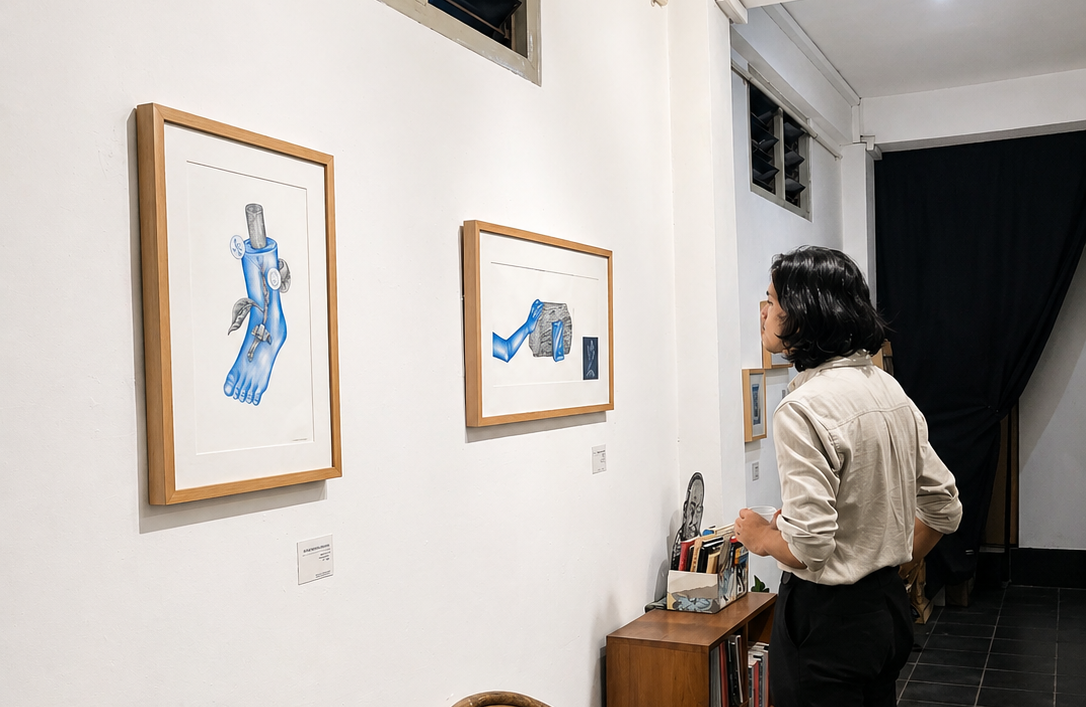 Memori Gilang Nuari dalam Pameran Markas Pohon di Lubang Kelinci